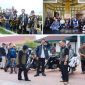 Touring sepeda motor mengelilingi Kota Siak Sri Indrapura. (Foto: ist)