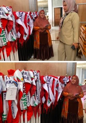 BRK Syariah Perkuat Daya Saing UMKM Rokan Hilir Lewat Bantuan Tenda Bazar