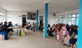 Ditpolairud Polda Riau Gelar Program JALUR di Inhil Desa Taga Raja, Pelabuhan HK Sei Guntung, Kecamatan Kateman