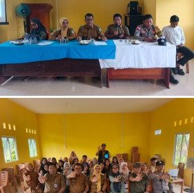 Kegiatan cegahan stunting di Pemerintah Desa Bukit Padi, Kecamatan Jemaja Timur, Kabupaten Kepulauan Anambas. (Foto: ist)