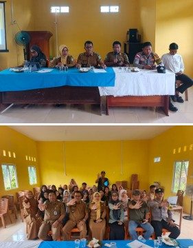 Kegiatan cegahan stunting di Pemerintah Desa Bukit Padi, Kecamatan Jemaja Timur, Kabupaten Kepulauan Anambas. (Foto: ist)