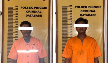 Tersangka dugaan tindak pidana penganiayaan. (Foto: ist)