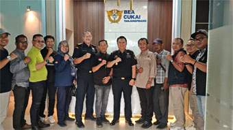 Bea Cukai dan PWI Tanjungpinang Perkuat Sinergi Jaga Informasi Publik