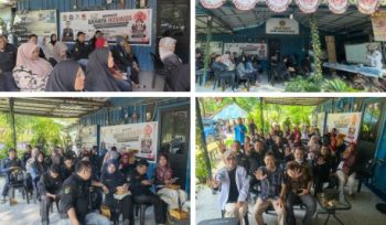 Edukasi Bahaya HIV/AIDS dan Sosialisasi BPJS Kesehatan. (Foto: ist)