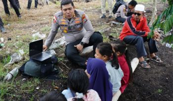 Peninjauan lokasi pada hari kedua persiapan Ekspedisi Merah Putih Presisi Polda Riau. (Foto: ist)