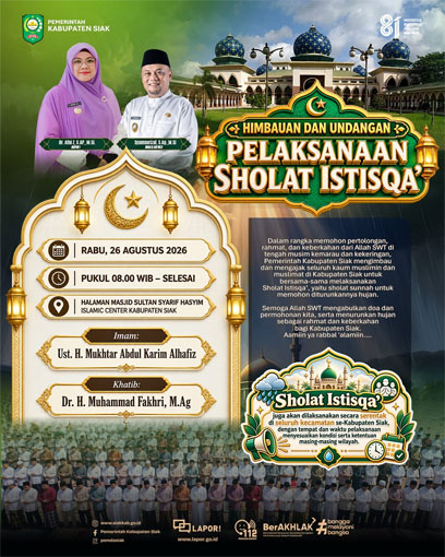 Flyer Gelar Shalat Istisqa.