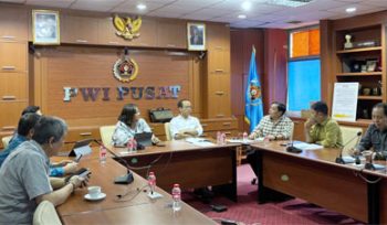 Rapat finalisasi pelaksanaan Workshop Jurnalistik. (Foto: ist)