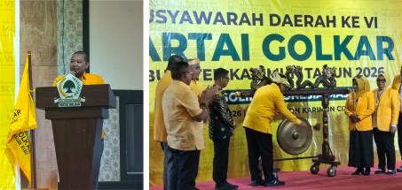Ir Raja Rafiza Terpilih Aklamasi Ketua DPD Partai Golkar Karimun 2025-2030