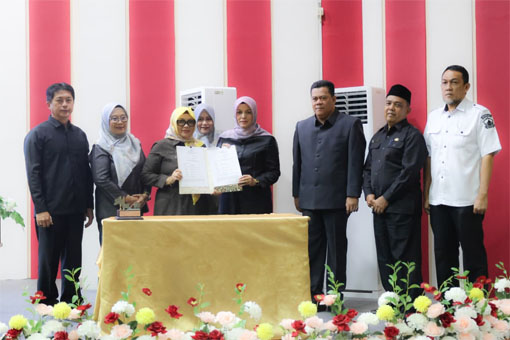 Penandatangani Nota Kesepakatan Perubahan KUA serta Perubahan PPAS Kabupaten Bintan Tahun Anggaran 2026. (Foto: ist)