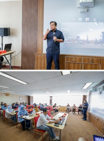 Workshop Business Continuity Management System (BCMS) dilaksanakan di Kantor PT Bumi Siak Pusako, Pekanbaru. (Foto: ist)