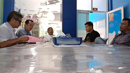 Rapat mematangkan persiapan jelang pelaksanaan UKW Akbar. (Foto: ist)