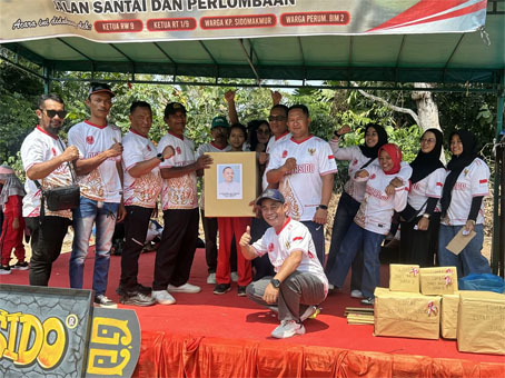 Rangkaian peringatan HUT ke-81 Kemerdekaan RI di Kampung Sidomakmur, RT 001/RW 009, Kelurahan Batu 9, Kecamatan Tanjungpinang Timur. (Foto: ist)