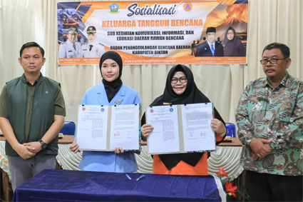 PKK dan BPBD Bintan Gandeng Kader Wujudkan Keluarga Tangguh Bencana