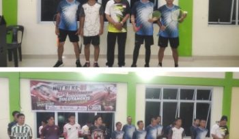 Ketua panitia HUT RI ke 81 Kecamatan Ungar fhoto bersama, KUA, KA SMAN 1, KA SDN 02, 05, 06, Ketua PGRI, Kepala Pustu, Ketua IPK dan Wakil, Ketua PBPU dan peserta. (Foto: Raja Juraimi)