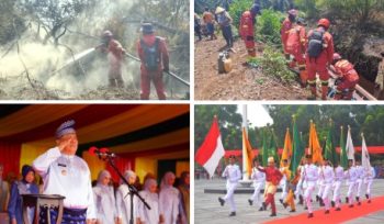 Ulang tahunnya yang ke-69 di bawah langit yang tidak benar-benar biru. (Foto: ist)