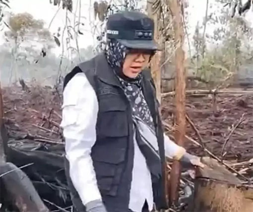 Bupati Siak Aktif Mengawal Karhutla Meski Sedang Pendidikan KPPD Lemhannas