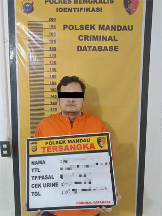 Tersangka tindak pidana penadahan barang curian. (Foto: ist)