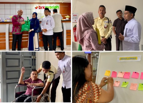 Bukan Hanya Cendera Mata, BRK Syariah Dengarkan Curhat Nasabah di Hari Pelanggan Nasional