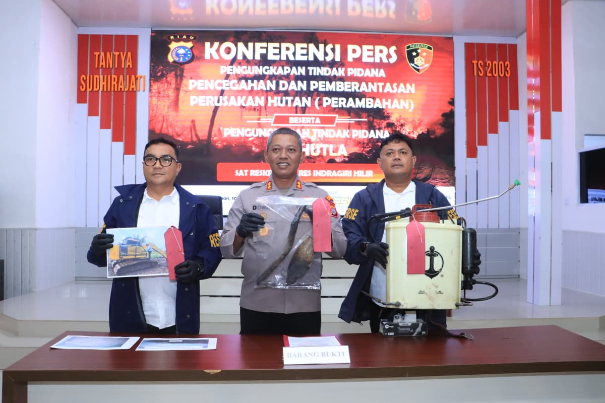 Sepanjang 2026 Polres Inhil Tangani 9 Kasus Karhutla