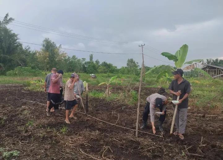 Aguslan : Personil Rutin Cek Lahan Jagung Pipil di Desa Penyagun