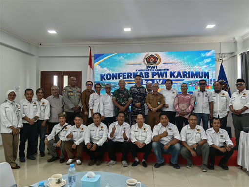 Konferkab ke-IV PWI Karimun di meeting Hotel Tanjung Gelam. (Foto: ist)