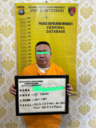 Tersangka penipuan. (Foto: ist)