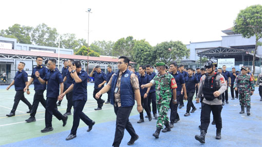 Razia gabungan antara Lapas Batam bersama jajaran TNI, Polri, dan BNN Kota Batam. (Foto: ist)