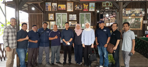 Foto bersama saat Silaturahmi antara Corporate Communication PHR dengan JMSI Riau. (Foto: ist)