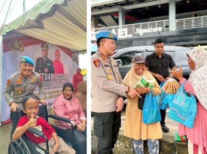 Kombes Pol Eddwi Kurniyanto bersama masyarakat. (Foto: ist)