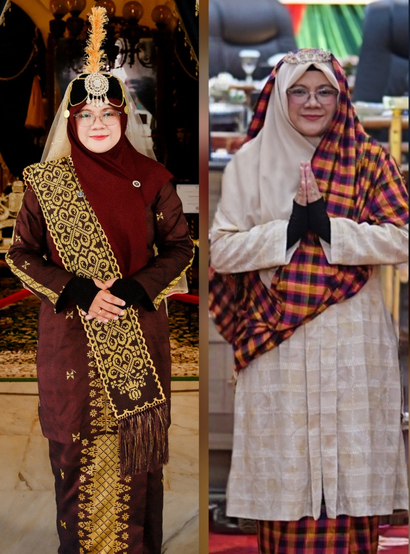 Anggun Berbusana Melayu, Ini Makna Tampilan Bupati Afni di HUT Siak 27 Tahun