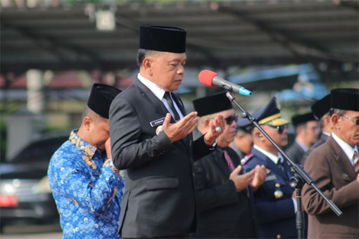 Peringatan Hari Kesaktian Pancasila Tahun 2026 yang digelar di Halaman Kantor Bupati Kepulauan Meranti. (Foto: ist)