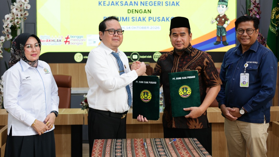 Perkuat Tata Kelola dan Kepastian Hukum, BSP Gandeng Kejari Siak melalui Kesepakatan Bersama
