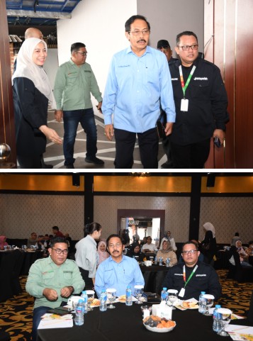 Bincang Sehat kolaborasi BRK Syariah dan KPJ Batu Pahat, Malaysia, di Ballroom Aston Hotel Tanjung Balai Karimun. (Foto: ist)