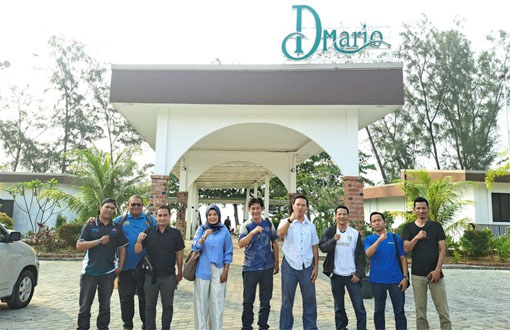 Panitia Konferkab II PWI Kabupaten Bintan, Kepulauan Riau. (Foto: ist)