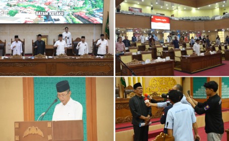 DPRD Kota Batam gelar rapat paripurna APBD Kota Batam Tahun Anggaran 2027. (Foto: Humas DPRD Batam)
