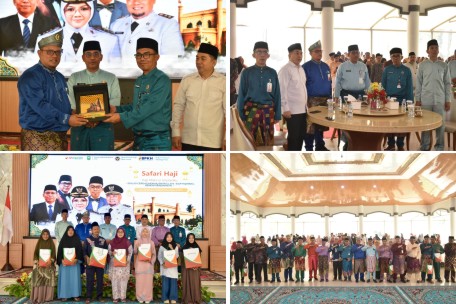 PT Bank Riau Kepri Syariah (Perseroda) bekerja sama dengan Kementerian Haji dan Umrah gelar kegiatan Safari Haji. (Foto: ist)