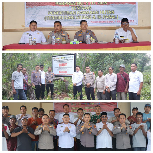 Polres Bengkalis melalui Sat Binmas laksanakan sosialisasi Perpres Nomor 5 Tahun 2025. (Foto: ist)