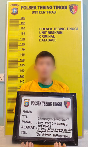 Lagi Siapkan Paket Sabu, Pria di Selatpanjang Diciduk Polsek Tebing Tinggi